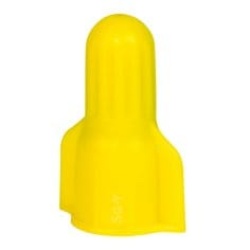 3M 7100180518 - 3M Secure Grip Wire Connector SG-Y POUCH, Yellow