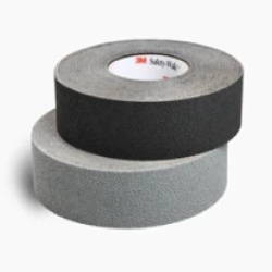 3M 7100368984 - 3M™ Safety-Walk™ Slip-Resistant Medium Resilient Tapes & Treads 370, Gray, 1 in x 60 ft, Roll, 4/Case