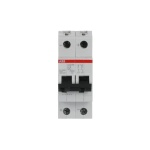 ABB S202MUC-C2 Miniature Circuit Breaker - MCB S200MUC 2P C 2A AC/DC