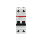 ABB S202MUC-K6 Miniature Circuit Breaker - MCB S200MUC 2P K 6A AC/DC