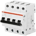 ABB S204MUC-C1 Miniature Circuit Breaker - MCB S200MUC 4P C 1A AC/DC