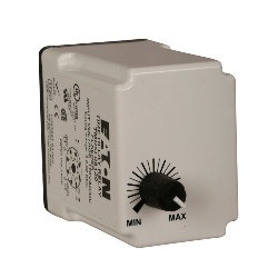 Eaton TMR5G2224 - Octal style terminals, 11 pins, Single shot (power trigger), 6 seconds-10 minutes time delay, 24 Vac/dc input voltage, 10A max. allowable load, DPDT contact configuration