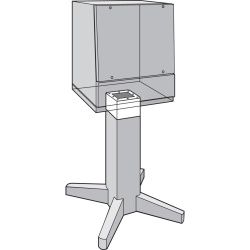 Hoffman APE6SS PROLINE HMI Stainless Steel Pedestal Extention 6"