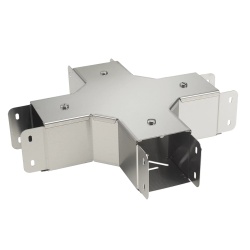 Hoffman CTS33CSS Cross CleanTray Sloped Top, 3.00x3.00, Brushed, SS304