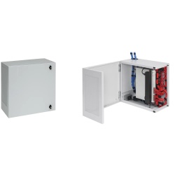 Hoffman DBL362412G 36"x24"x13.0" L-Box Network Cabinet Type 1
