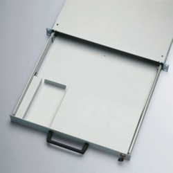 Hoffman DKB02 Keyboard Tray 1U, DKB, 32x406x182mm, Light Gray, Mild Steel