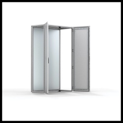 Hoffman MCD20164R5 Modular Double Door, MCD, 2000x1600x400mm, Light Gray, Mild Steel