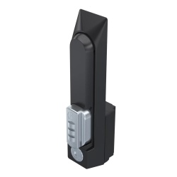 Hoffman NCLH - Combination Lock Handle, 7.50x1.38x2.50, Black, Steel