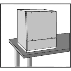 Hoffman PBS126 PROLINE 0-mm Bases for Sloped Front