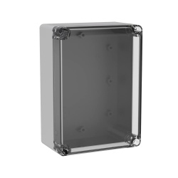Hoffman Q18138PCECC QLINE E Non-Metallic Clear Polycarbonate Enclosure
