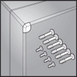 Hoffman Q302311HDWKIT - QLINE® Hardware Kit, 304 Stainless Steel