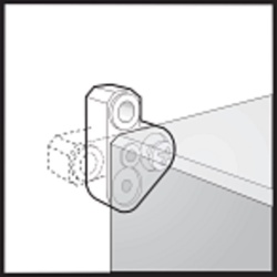 Hoffman QDMFK QLINE D/E Mounting Bracket Kit