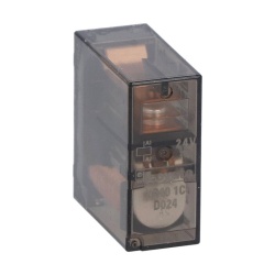 Lovato HR401CA230 Miniature relay, 230VAC, 10A, 1C/O contact. Fitting on socket HR5XS2...