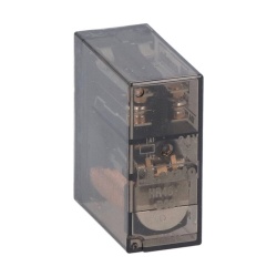 Lovato HR402CA230 Miniature relay, 230VAC, 5A, 2C/O contact. Fitting on socket HR5XS2…