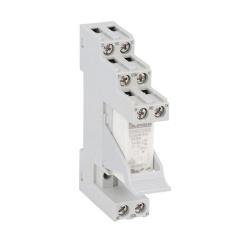 Lovato HRA302CD024K4 Assembled miniature relay, 24VDC, 8A, 2C/O contact.