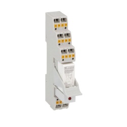 Lovato HRA302CD024K5 Assembled miniature relay, 24VDC, 8A, 2C/O contact