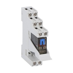 Lovato HRA502CD024K4 Assembled miniature relay, 24VDC, 8A, 2C/O contact.