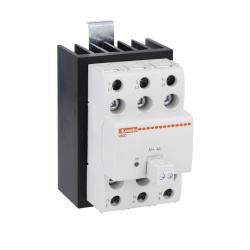 Lovato HS3C6HV020D024 Solid state relay complete with heatsink, three-phase (3 controlled), 20A, 4...32VDC