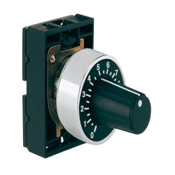 Lovato LPXP100 Potentiometer drive, Ø22mm 8LM series metal, with graduated scale