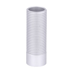 Lovato LTN50P050T Extension tube for Ø50mm signal towers, metal 50mm with threaded end