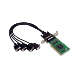 Moxa CP-104UL-DB25M PCIe/UPCI/PCI Serial Card