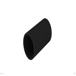 Panduit CLT150PUV-0 Corr. Loom Tubing, 1.5"x1542', UV Resistant Black