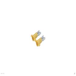 Panduit DV10-250-2K Reel Smart™ DV10-250-2K Disconnect, Yellow, Vinyl, 10-12 AWG, 0.250 x 0.032" Tab
