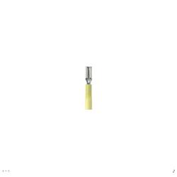 Panduit DV10-250-D Pan-Term® DV10-250-D Disconnect, Yellow, Vinyl, 10-12 AWG, 0.25" Tab, PK500