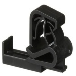 Panduit UCCPU-C130 UCCPU-C130 Edge Clip, Parallel, Cable Up, Black, UV Acetal, PK100