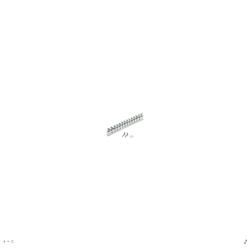 Panduit StructuredGround™ UGB2/0-414-12 Universal Grd Bar, Silver, Copper, Tin-Plated