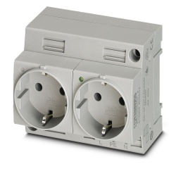 Phoenix Contact 0804036 Double socket EO-CF/UT/LED/DUO