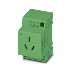 Phoenix Contact 0804090 Socket EO-I/UT/LED/GN