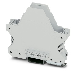 Phoenix Contact ME 22,5 F-UT BUS/10 KMGY - DIN Rail Housing, 3.9" x 0.9" x 3.3" (HxWxD), Polyamide, IP20 - 2202735