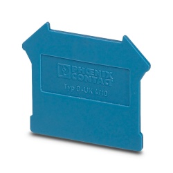 Phoenix Contact 3003101 End cover D-UK 4/10 BU