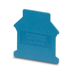 Phoenix Contact 3006108 End cover D-UK 16 BU