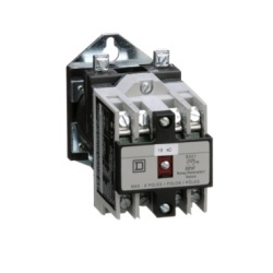 Schneider Electric 8501XDO40V66 NEMA Control Relay, Type X, machine tool, 10A resistive at 600 VAC, 4 normally open contacts, 230/250 VDC coil