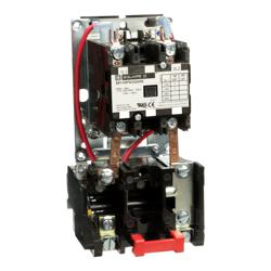 Schneider Electric 8911DPSO32V09 Starter, Definite Purpose, nonreversing, 30A, 2 pole, 1 Phase, 208 to 240 VAC coil, melting alloy overload, open style