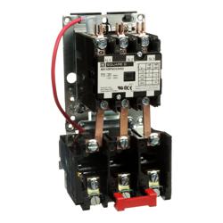 Schneider Electric 8911DPSO33V02 Starter, Definite Purpose, nonreversing, 30A, 3 pole, 3 Phase, 120 VAC coil, melting alloy overload, open style