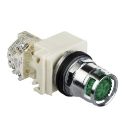 Schneider Electric 9001K3L38GH5 - Harmony 9001K, Metal, Flush