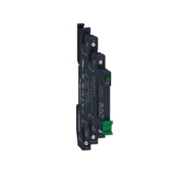 Schneider Electric SSL1D03BDPV Relay Plug-In-Electromagnetic - 3.5A, DC switching, screw sockets, input 16 to 30V DC, output 1 to 24V DC