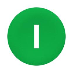 Schneider Electric ZBA7331 Harmony ZB Green Push Button Cap