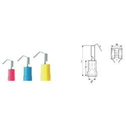Weidmuller 9200610000 - Cable-Lug Sleeves With Bifurcation, 1.5 mm², Red