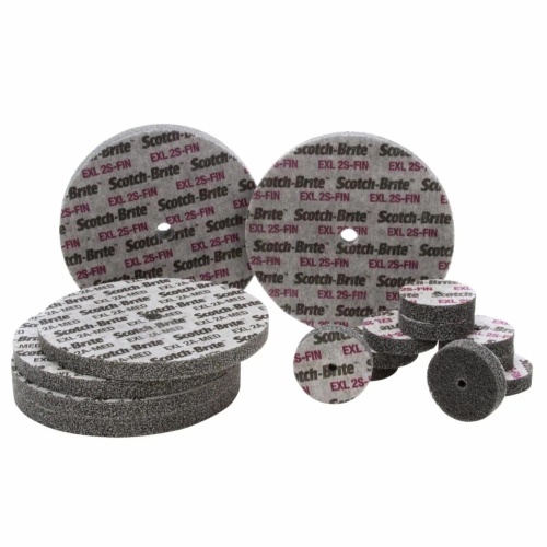 3M 7000144594 - 3M Scotch-Brite™ EXL Unitized Wheel, XL-UW, 6A Medium, 6 in x 1 in x 1 in