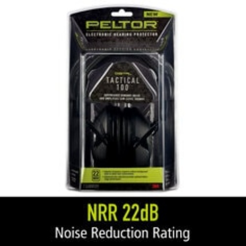 3M 7010336881 - 3M Peltor™ Sport Tactical 100 Electronic Hearing Protector, TAC100-OTH, 4/CV