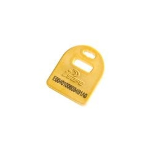 3M 7010386370 - 3M Connected Safety ID Mechanical Mount HF RFID Tag CSID-HANG, 9505842, Yellow, 25/Pack