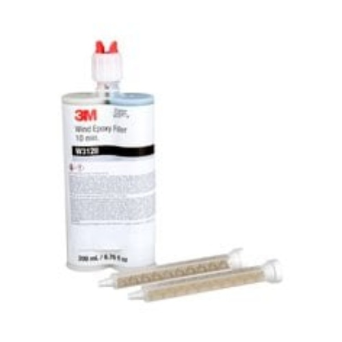 3M 7100027175 - 3M Wind Epoxy Filler W3120, 200 mL, 6 Cartridges/Box
