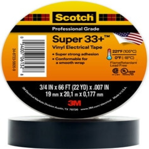 3M 7100034442 - 3M Scotch® Vinyl Electrical Tape Super 33+