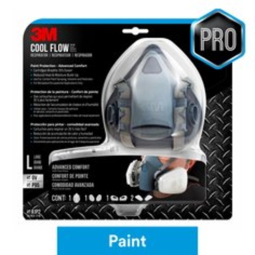 3M 7100115657 - 3M Professional Paint Respirator 7513PA1-A-PS, Large, 1/pk, 4 pks/cs