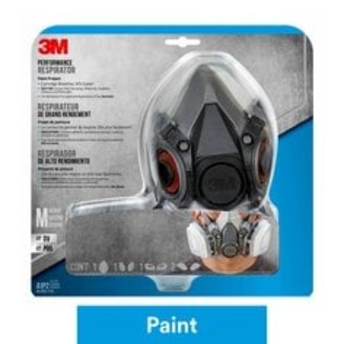 3M 7100153472 - 3M Performance Reusable Paint Project Respirator OV/P95, 6211P1-DC, Size Medium, 1 each/pack