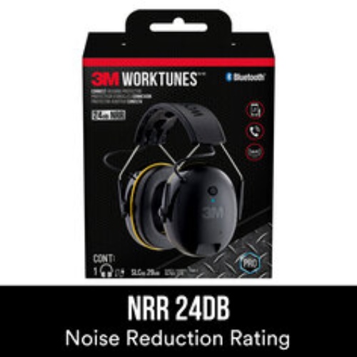 3M 7100160539 - 3M WorkTunes™ Connect Wireless Hearing Protector with Bluetooth® Technology, 90543H1-DC-PS